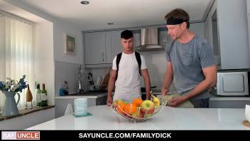 FamilyDick -  Receiving A Dick And Foot Massage From Stepson